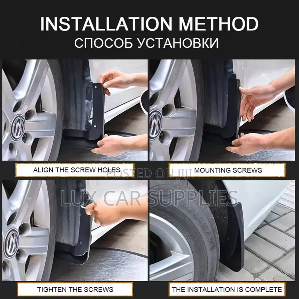 4PCS Car Mud Flaps for Volkswagen Golf Mk7