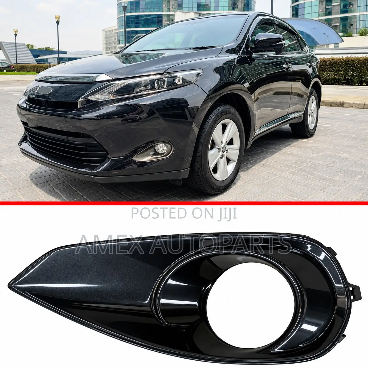 Fog Lamp Cover Toyota Harrier ZSU60 ZSU65 2015+