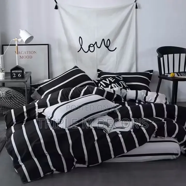 6by7 Nordic Cotton Fibre Duvet Cover Set - Aesthetic Bedding