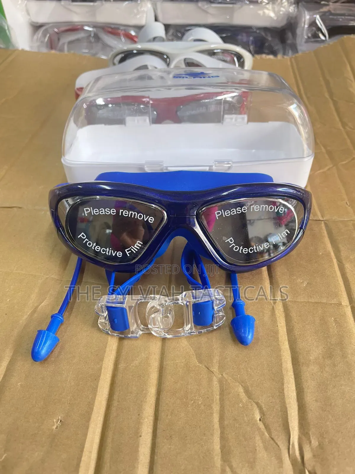 Large Frame Professional Antifog Swimming Googles