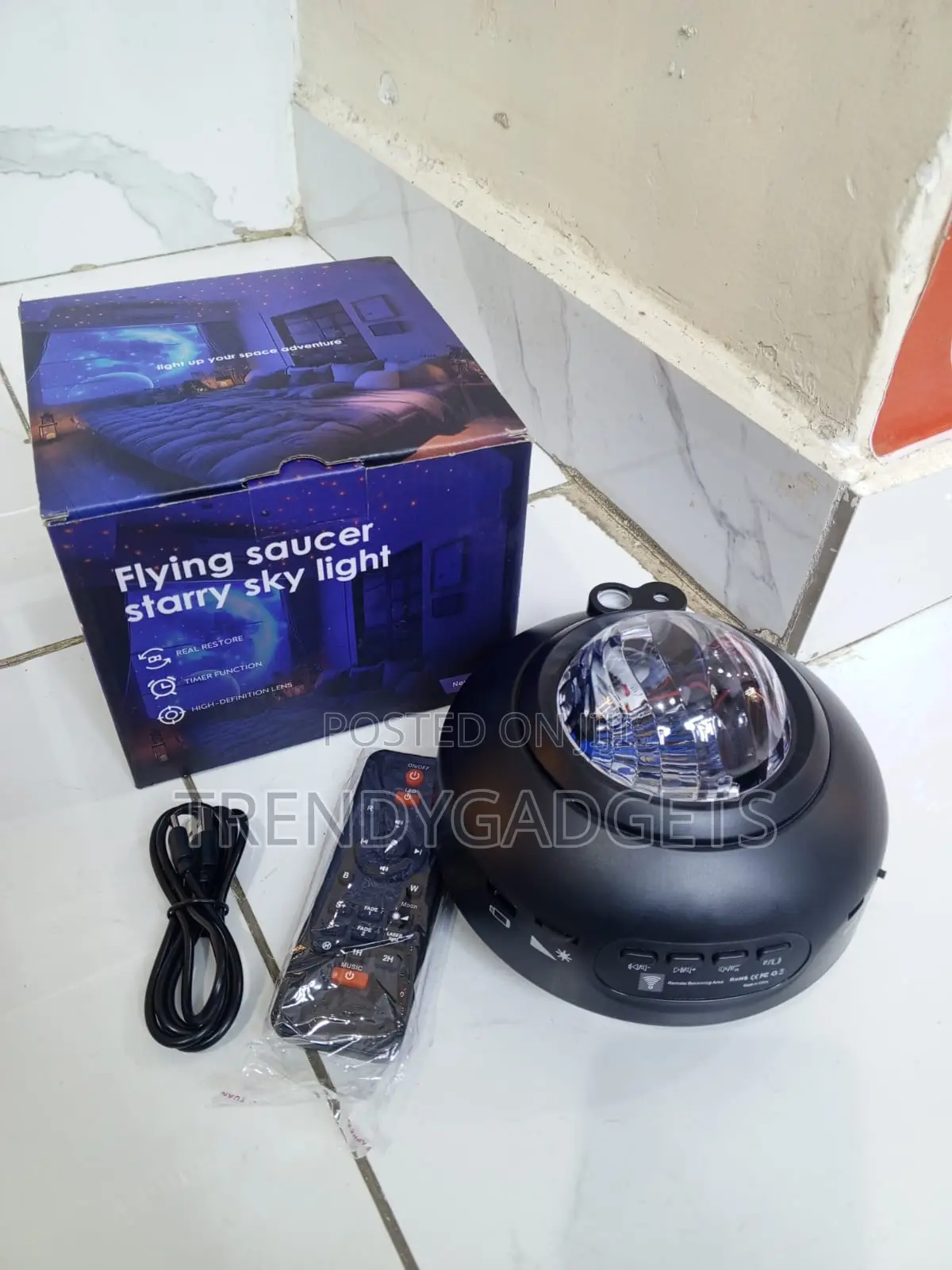 RGB Galaxy Projector Lamp Starry Sky Nebula Light With Remote