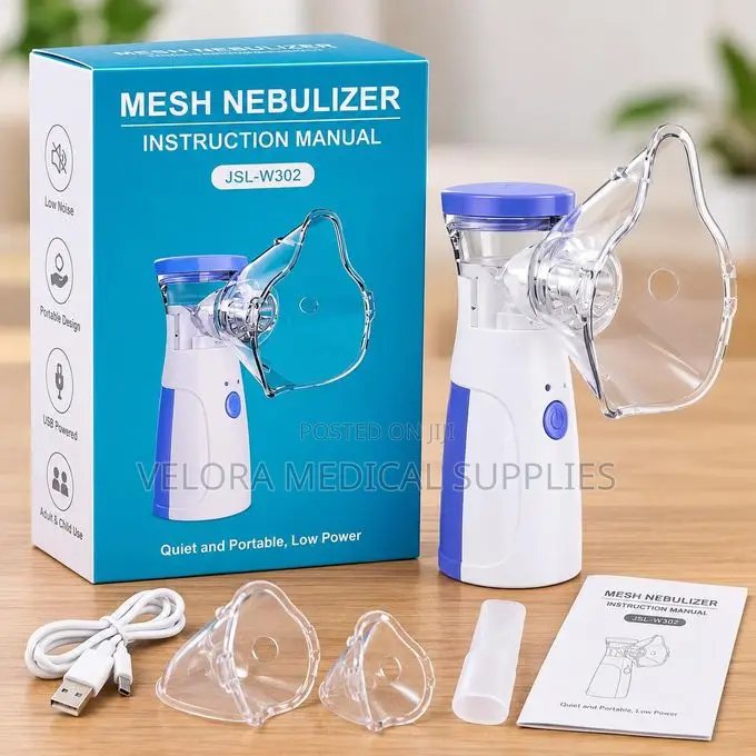 Rechargeable Portable Mesh Nebulizer – Adults & Children