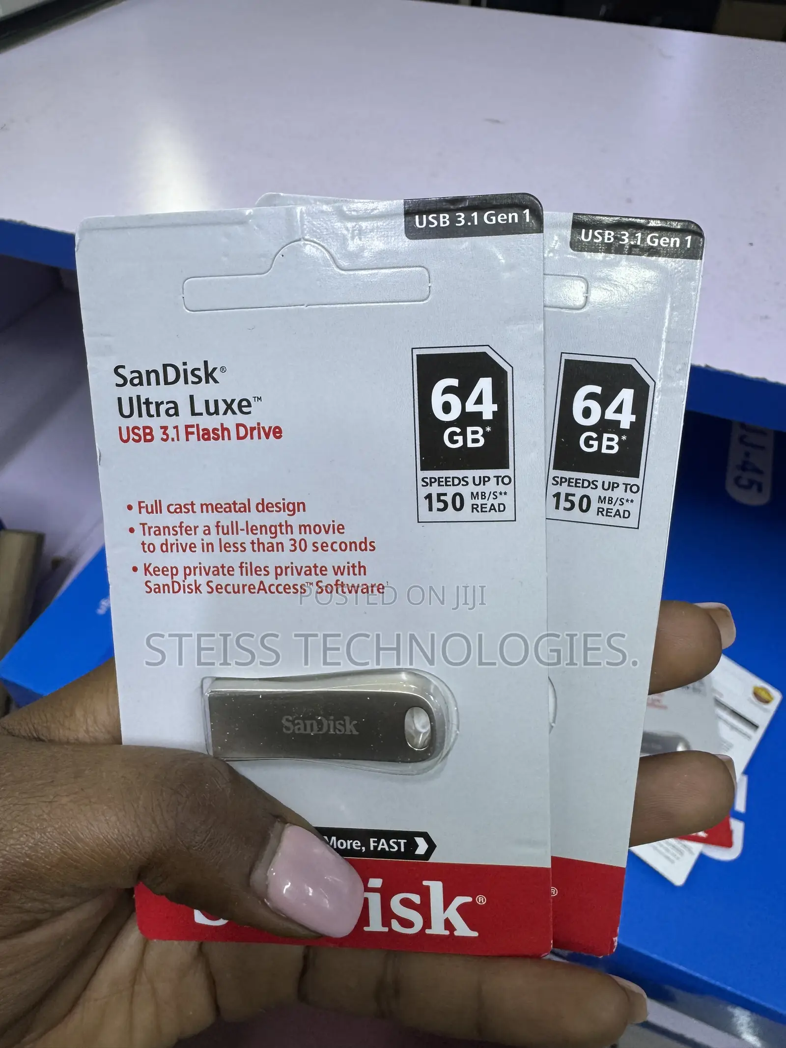 64GB Metallic Sandisk Flashdisk
