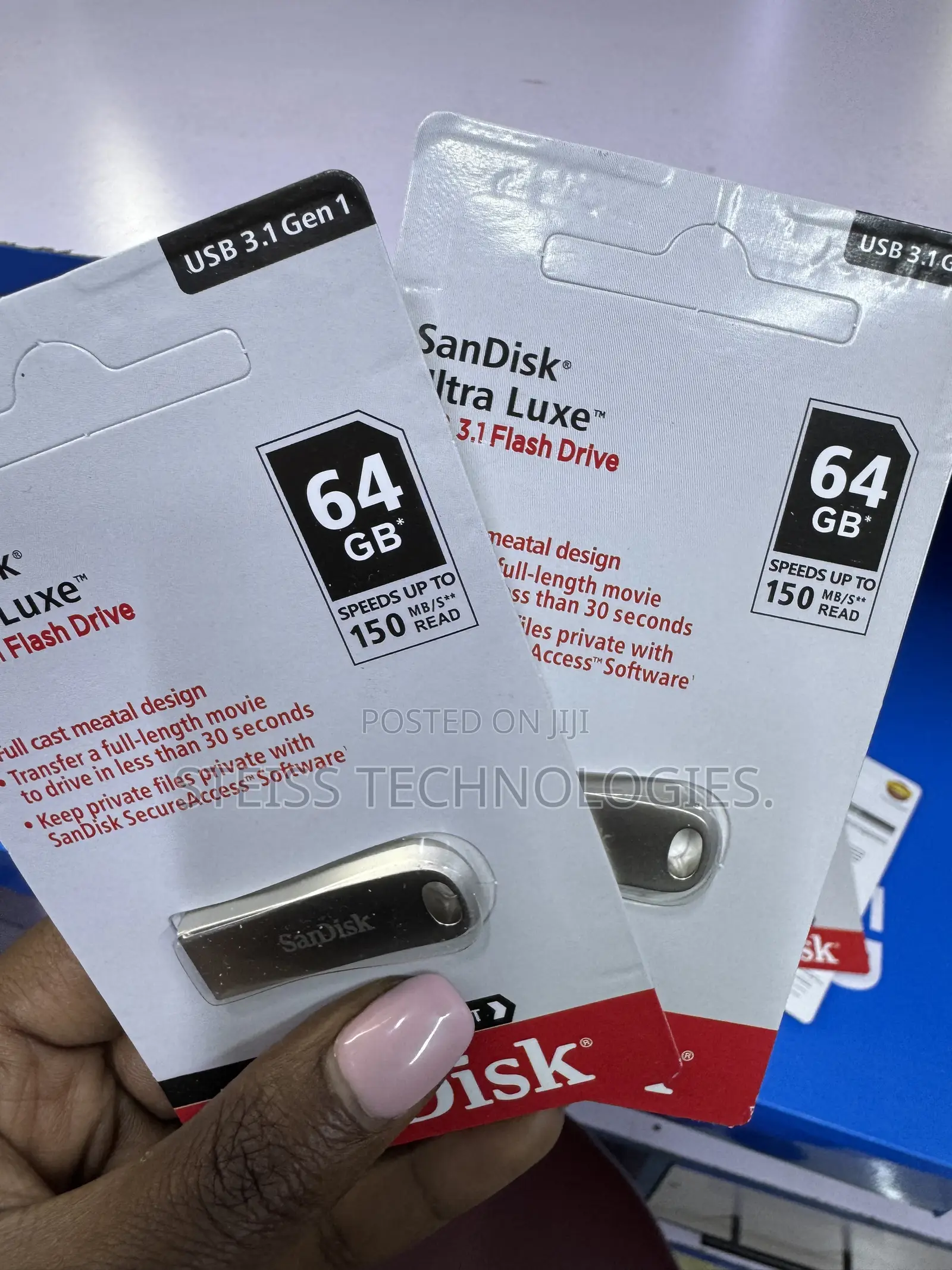 64GB Metallic Sandisk Flashdisk