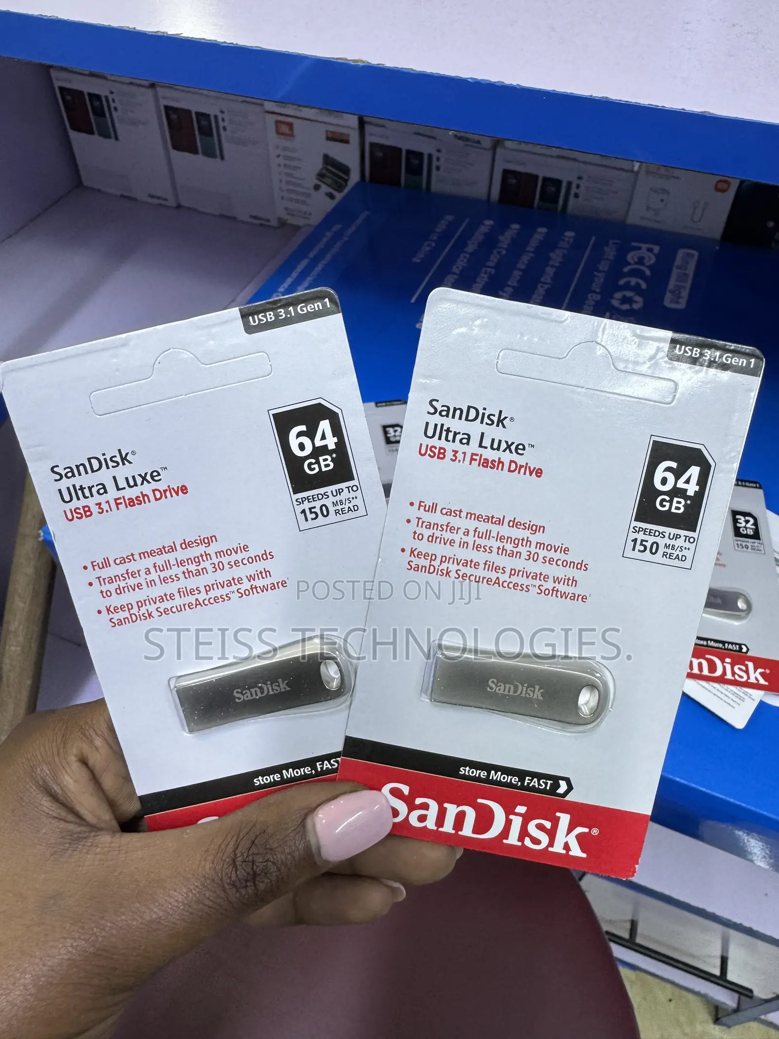 64GB Metallic Sandisk Flashdisk