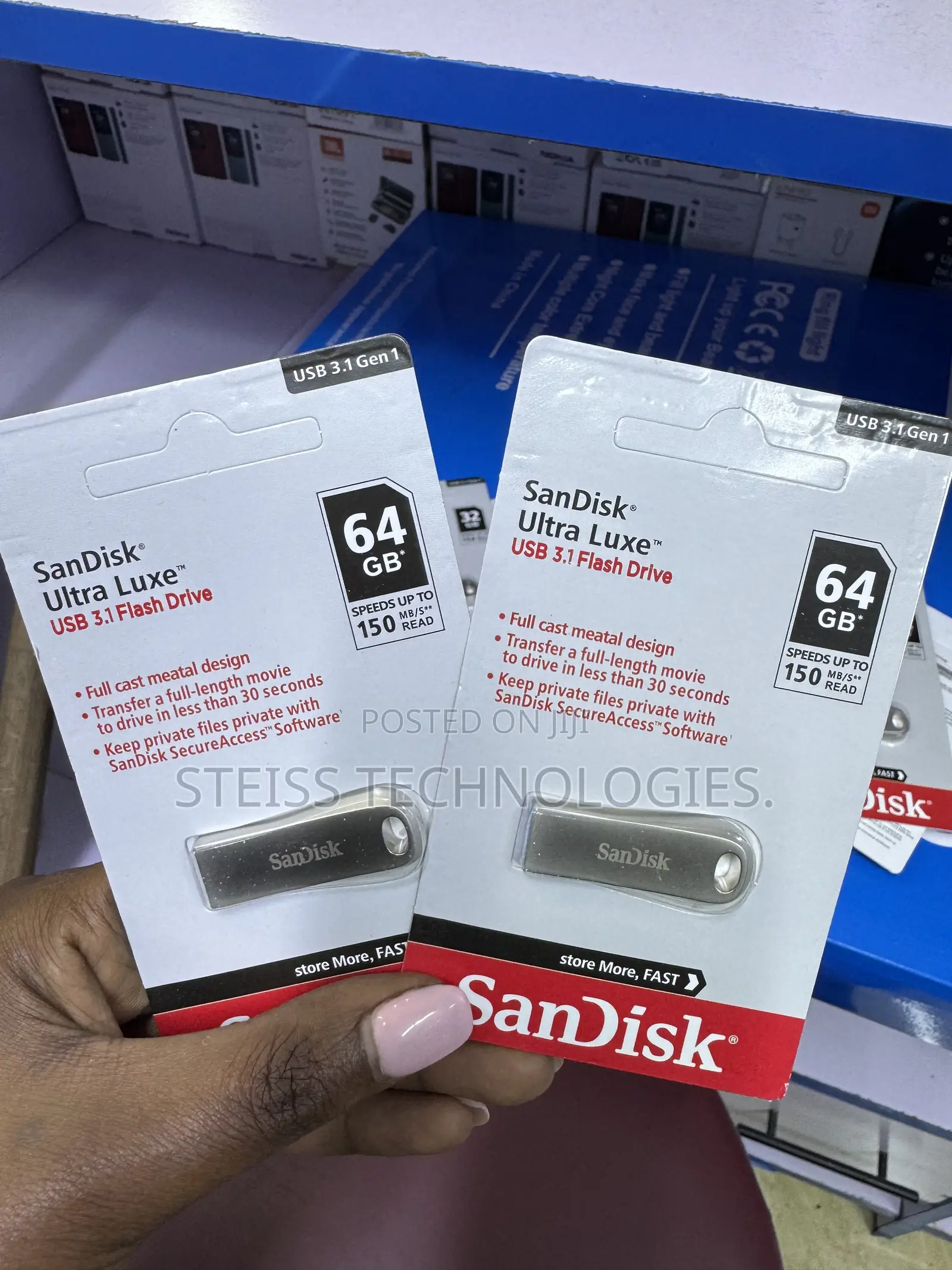 64GB Metallic Sandisk Flashdisk