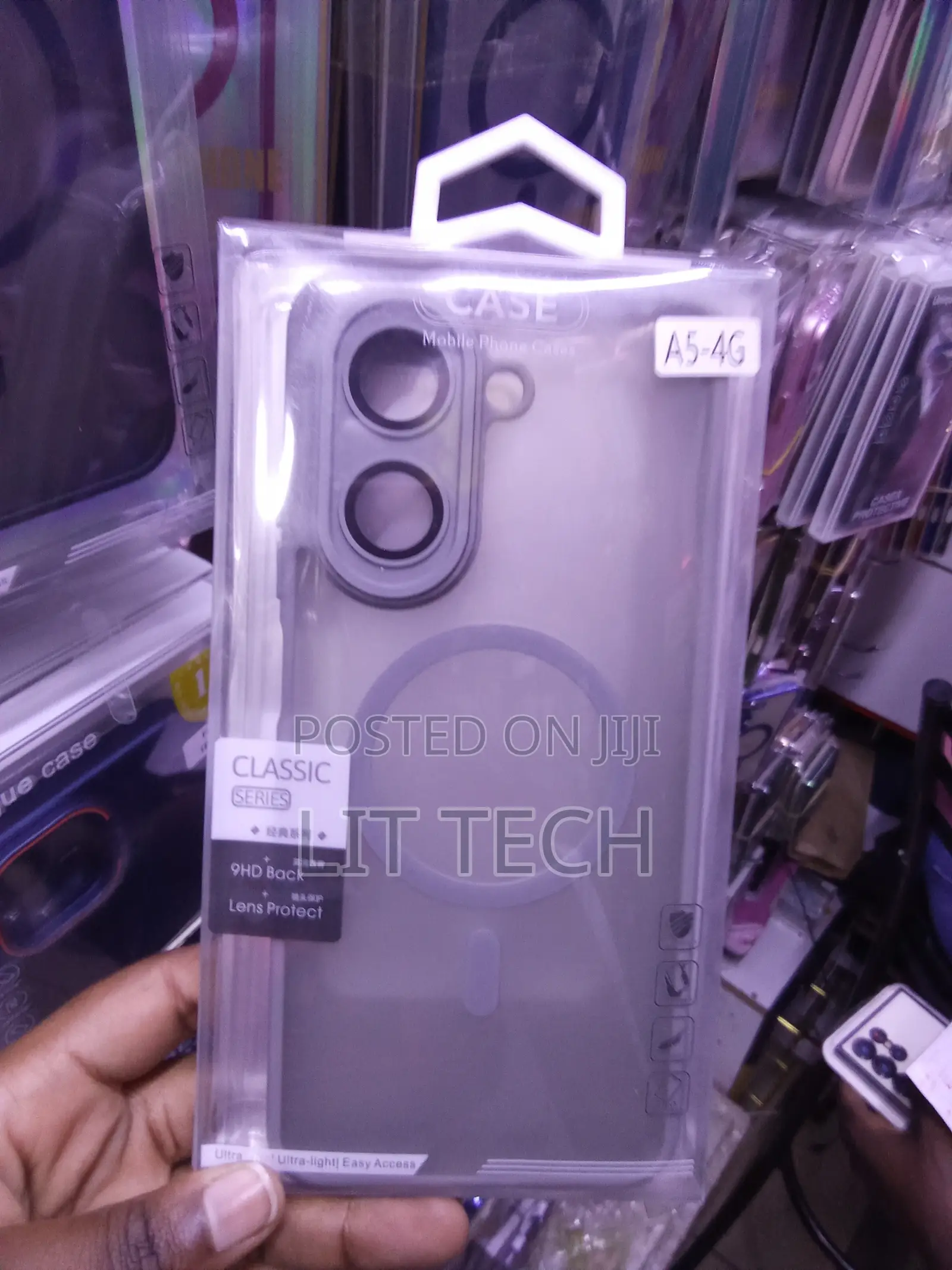 Classic Magsafe Gray Case With Lense for Samsung Galaxy A05 4G