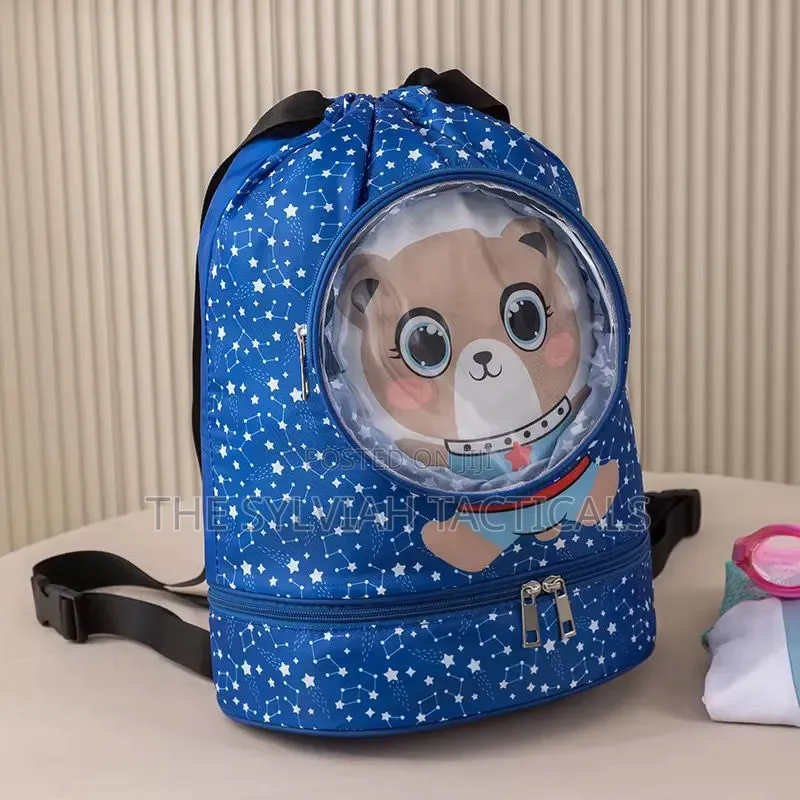 Kids Waterproof Drawstrings Swimming Bag