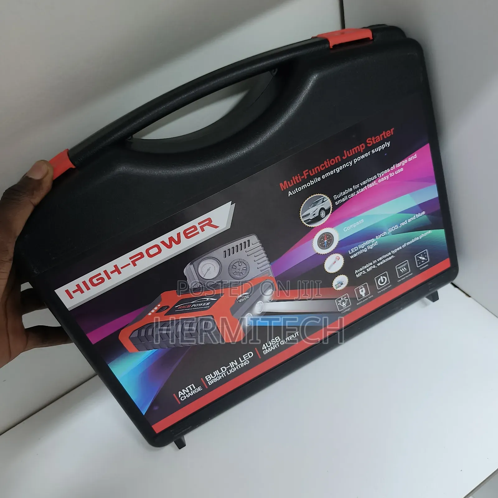 Multi-Function Car Jump Starter and Tyre Inflation Emergency Kit