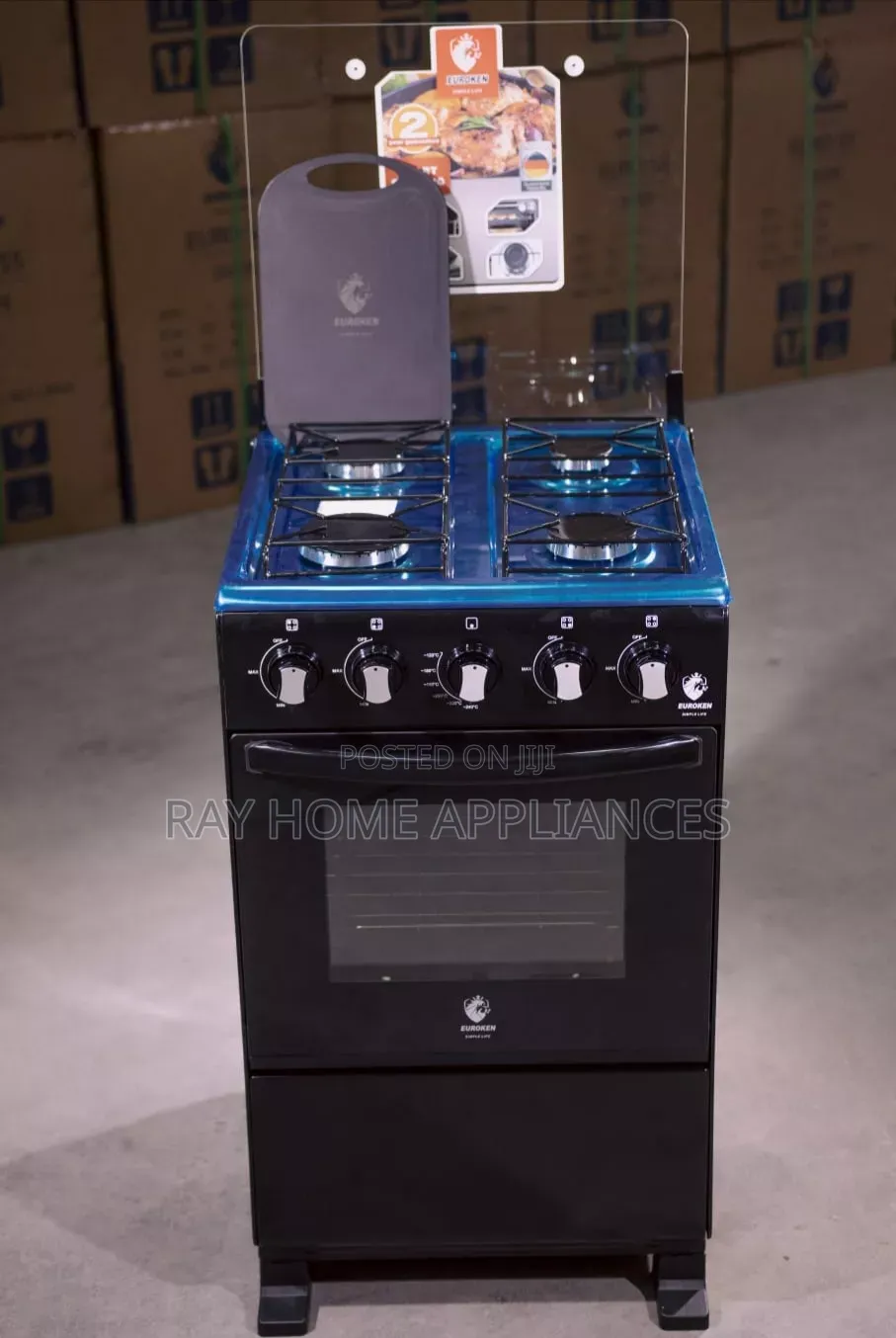 Full Gas 4 Burner Standing Cooker With Gas Oven