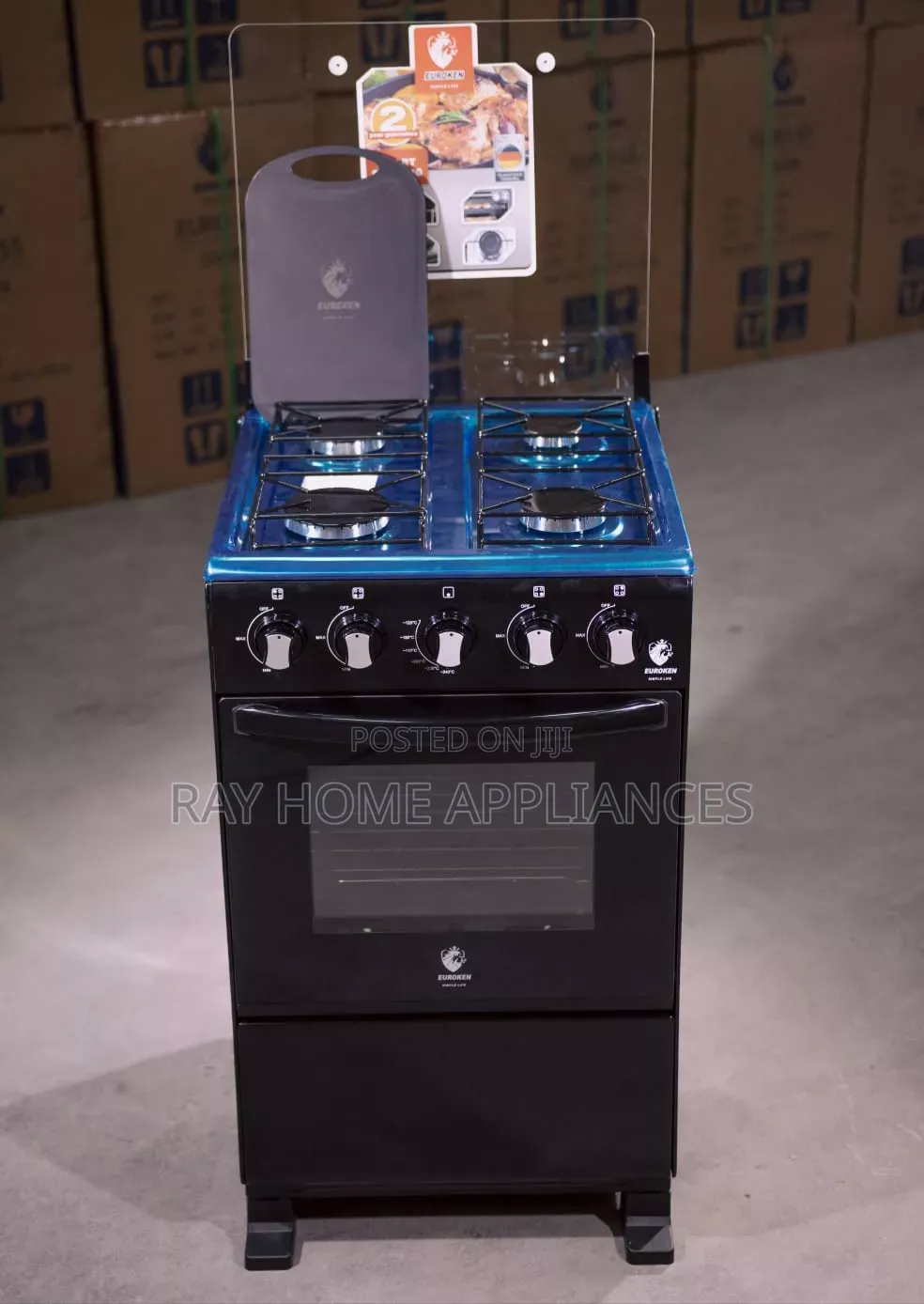 Full Gas 4 Burner Standing Cooker With Gas Oven