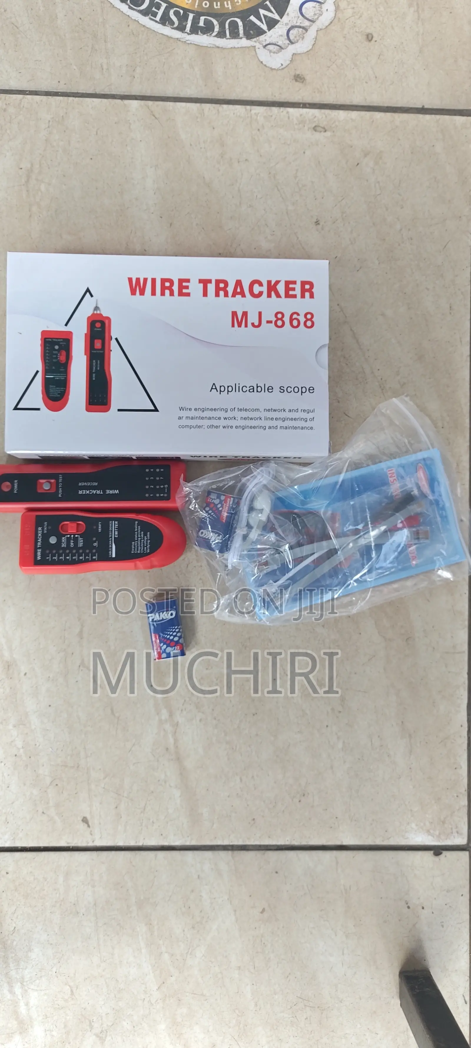 MJ868 RJ45 RJ11 Cable Tester and Tracer