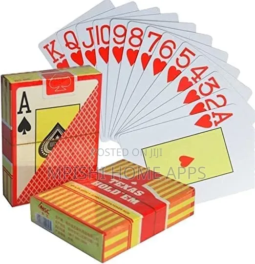 Texas Hold Em Plastic Cards
