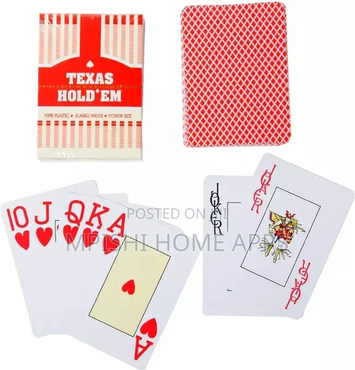 Texas Hold Em Plastic Cards