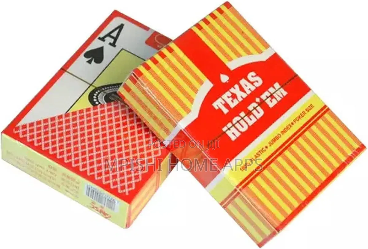 Texas Hold Em Plastic Cards