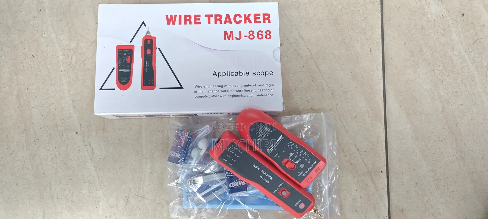 Ethernet Cable Finder and Network Tester MJ868