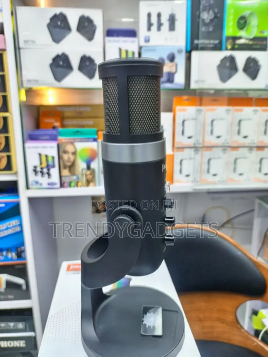 Jmary MC-PW9 USB Condenser Mic With RGB Lights Volume Control