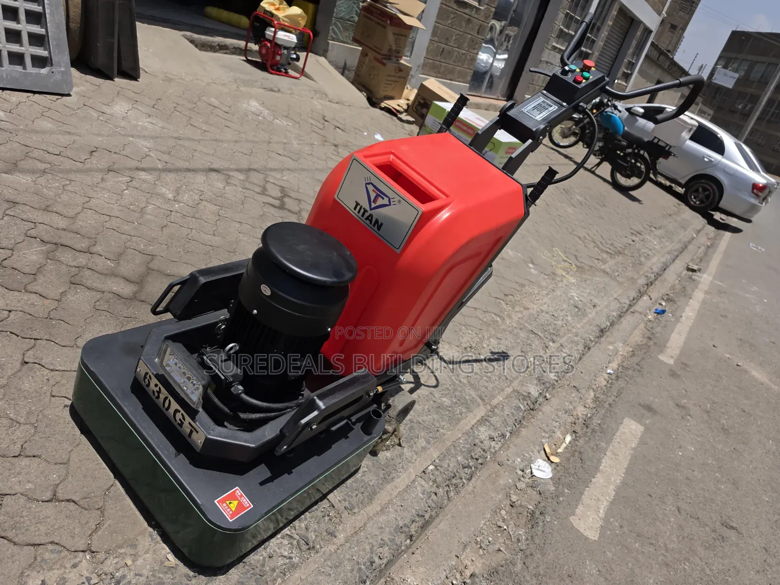 Walk-Behind Industrial Concrete Floor Grinder and Polisher
