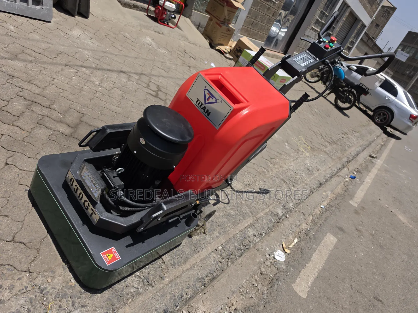 Walk-Behind Industrial Concrete Floor Grinder and Polisher