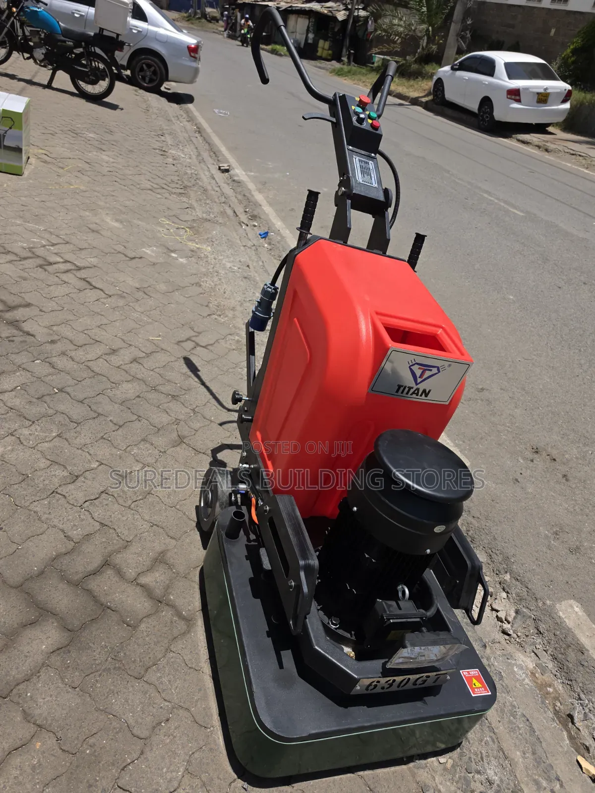 Walk-Behind Industrial Concrete Floor Grinder and Polisher