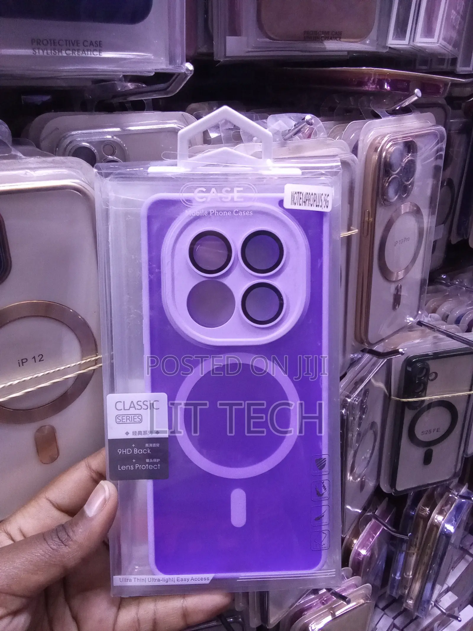 Classic Redmi Note 14 Pro Plus Magsafe Transluscent Case With Lense