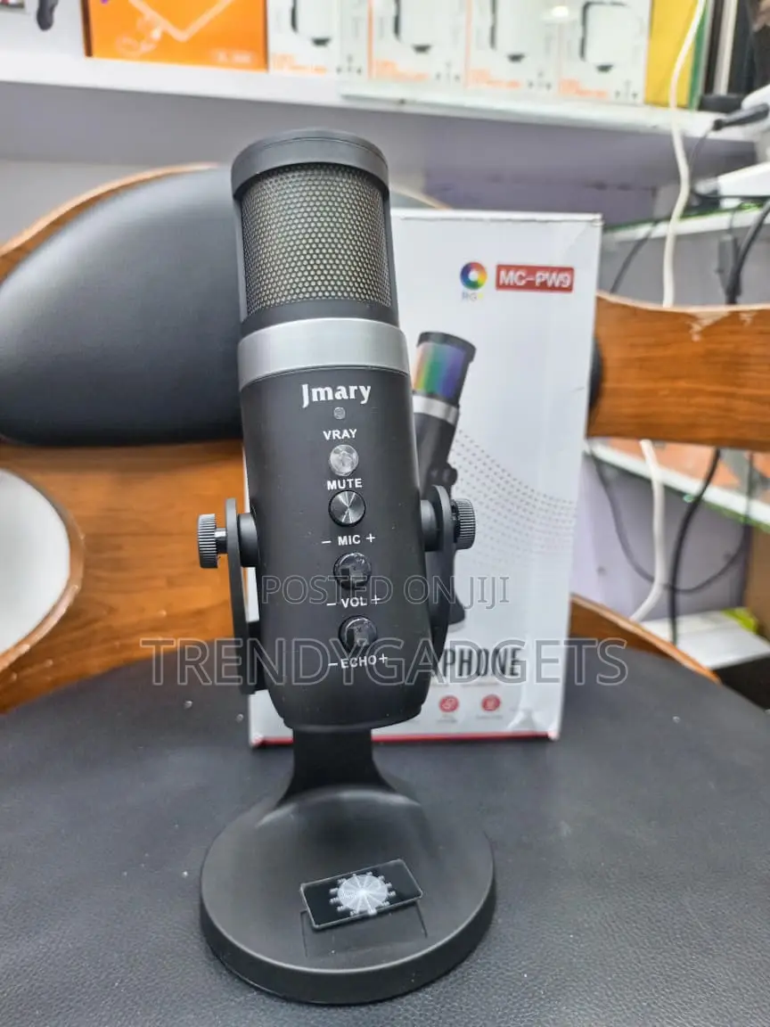 Jmary MC-PW9 RGB Condenser Mic USB Podcast Streaming Microphone