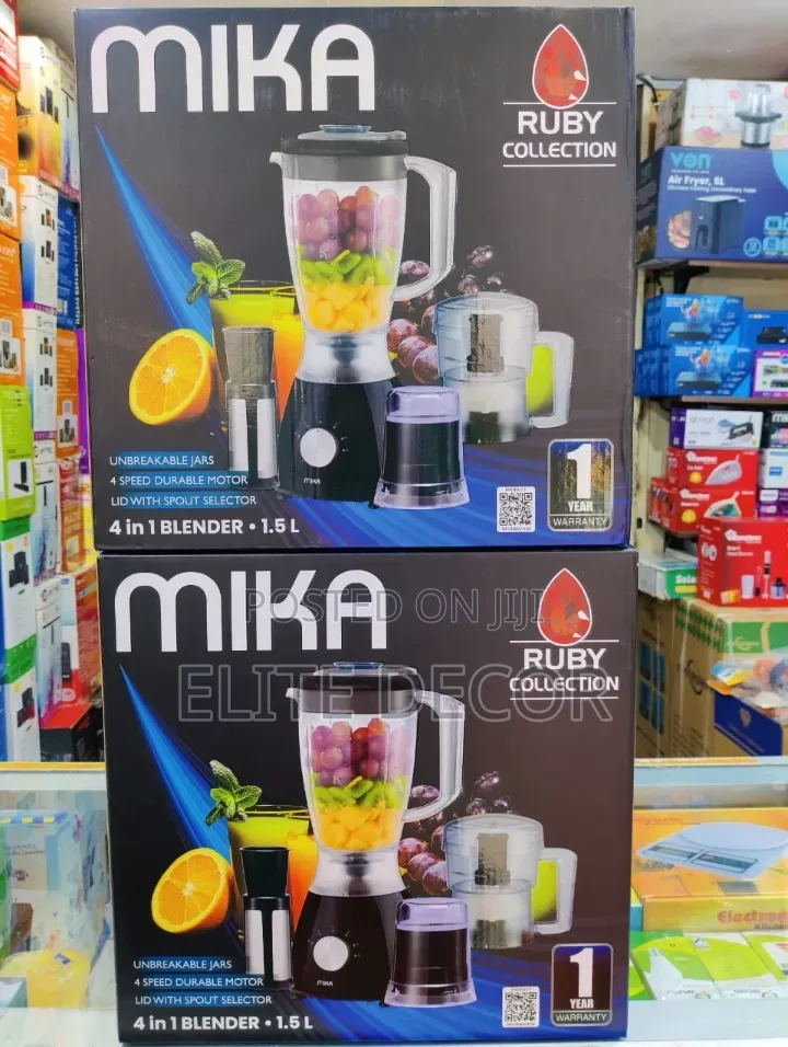 Mika 1.5L 4-in-1 Blender 400W | Ruby Collection