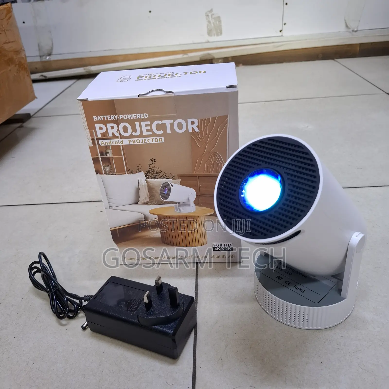 HY300 Pro WiFi Android Projector | Portable Home Cinema