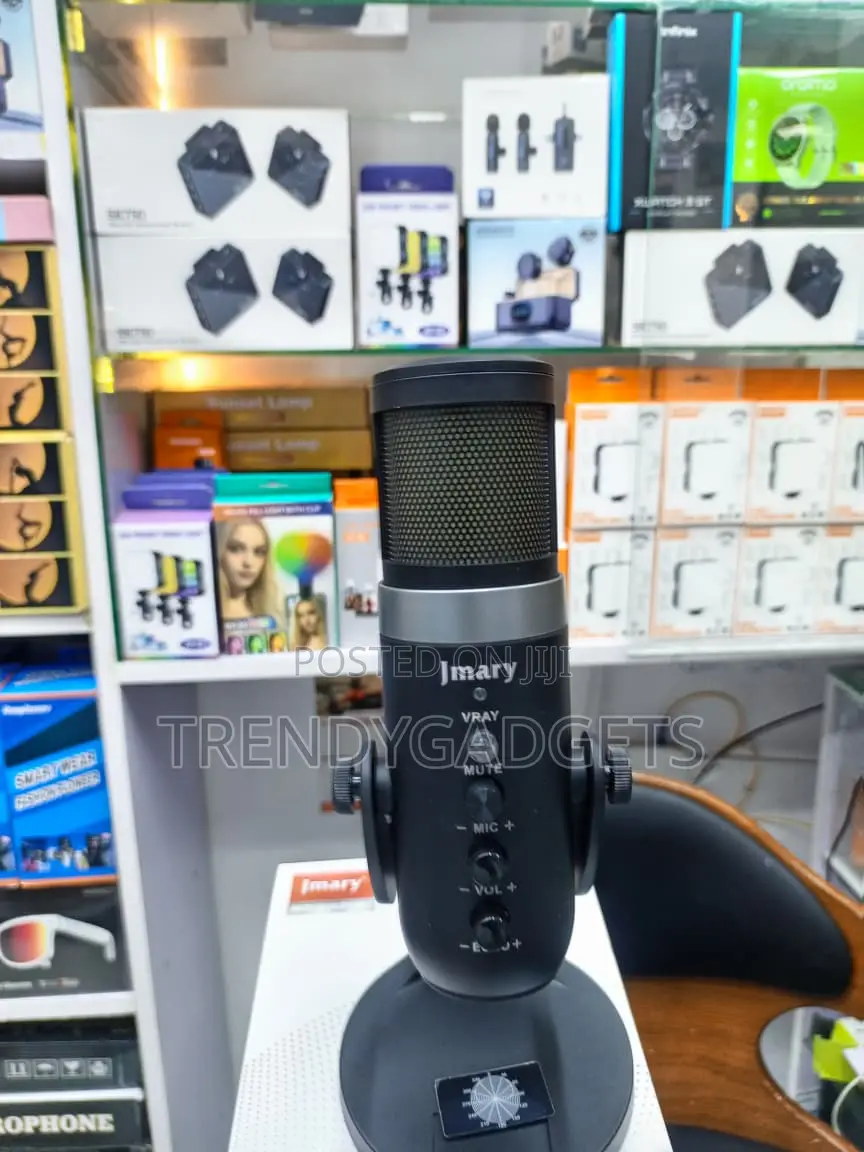 Jmary MC-PW9 RGB Desktop Condenser Mic for YouTube Streaming