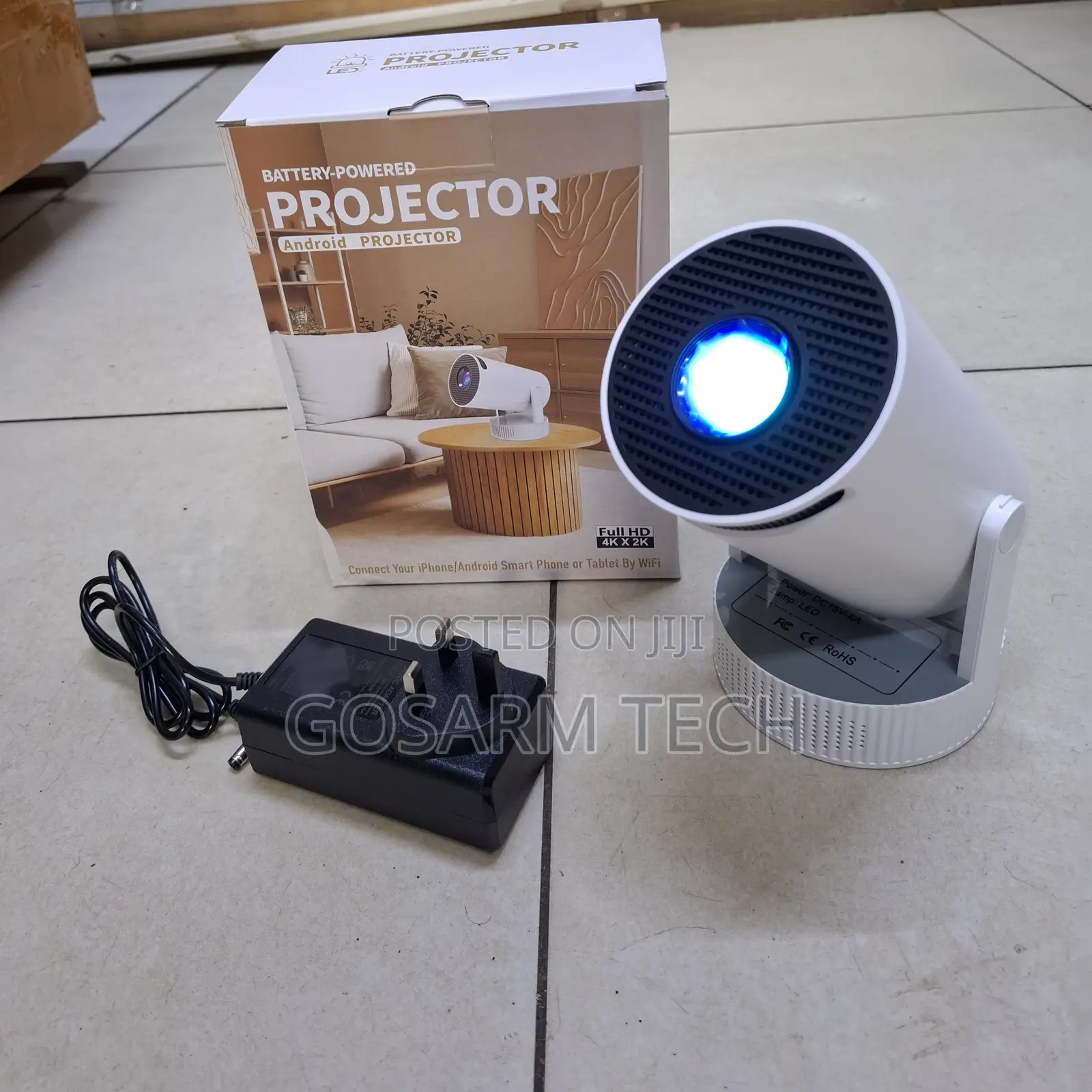 HY300 Pro WiFi Android Projector | Portable Home Cinema