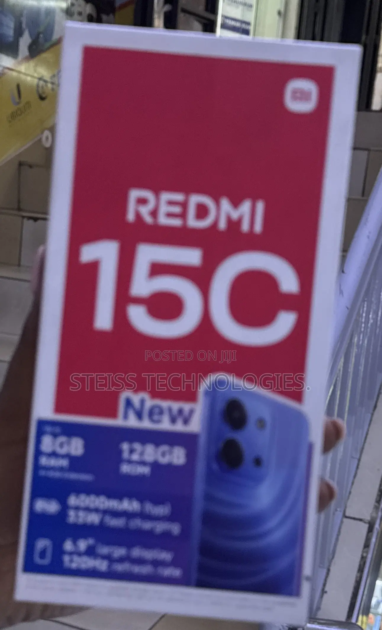 New Xiaomi Redmi 15C 4G 128 GB Black
