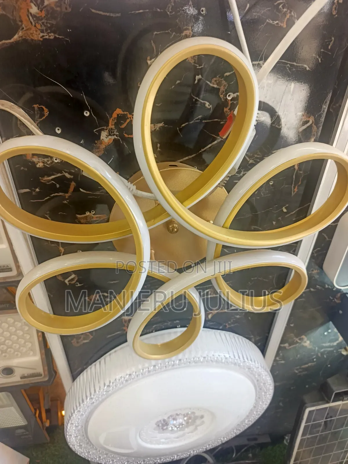 Gold Flower Led Ceiling Light