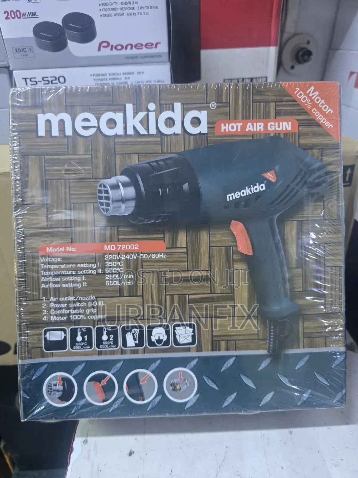 Meakida Hot Air Gun With 2 Temperature Settings