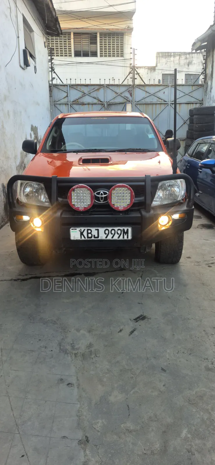 Toyota Hilux 2.5 Cab 2005 Orange
