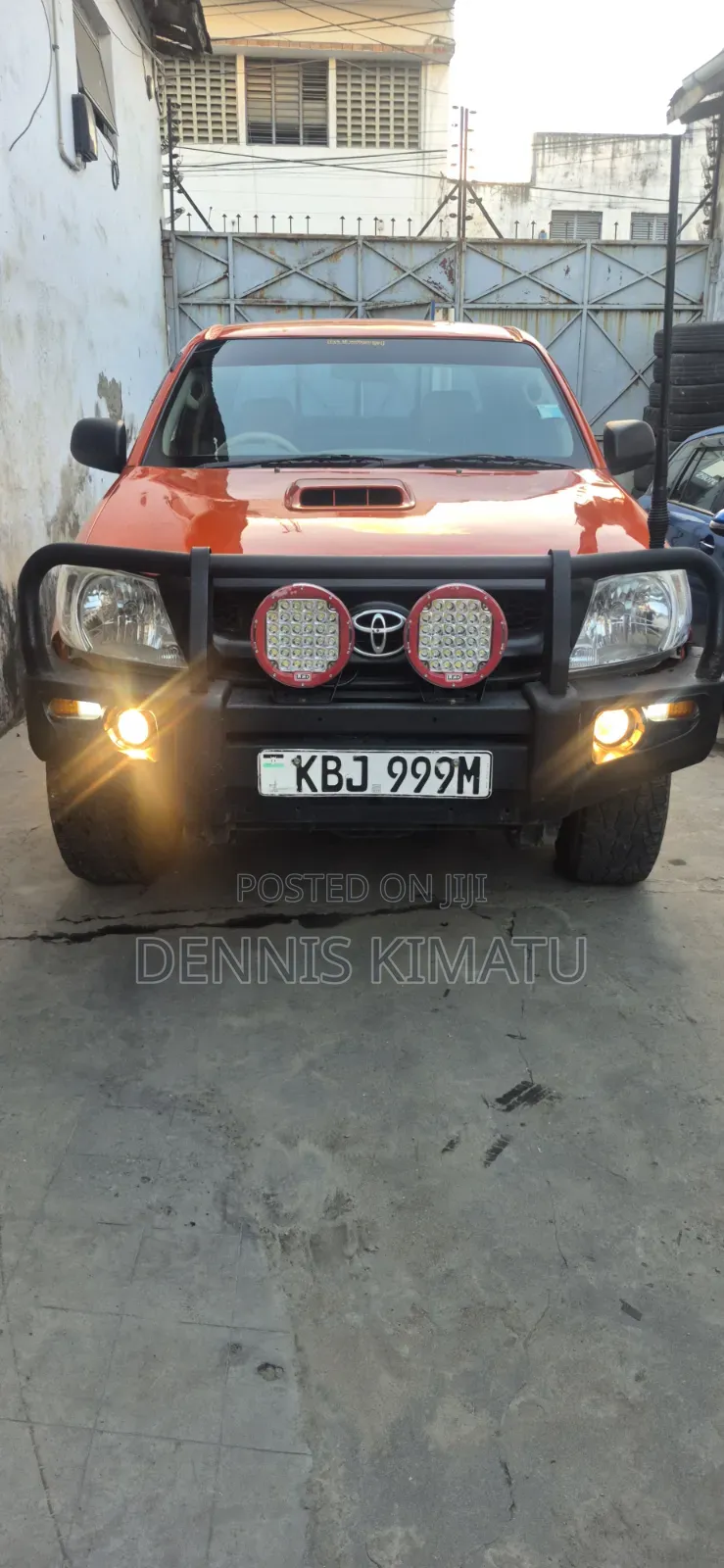 Toyota Hilux 2.5 Cab 2005 Orange