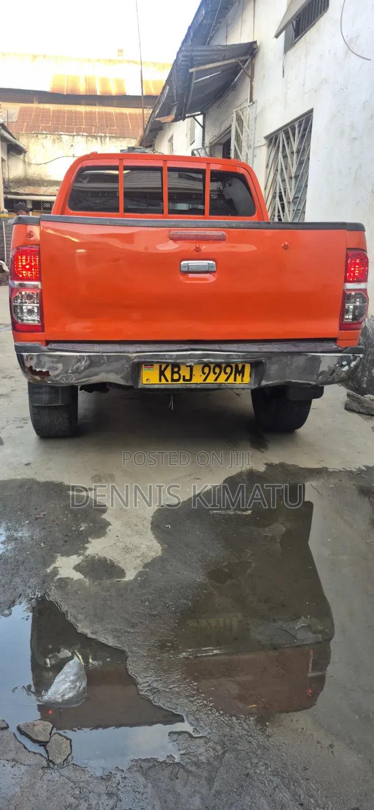 Toyota Hilux 2.5 Cab 2005 Orange