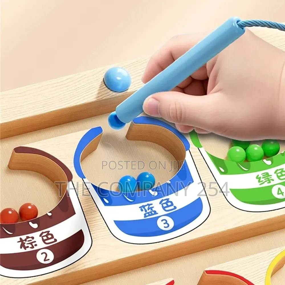 Colorful Magnetic Maz Toddler Fine Motor Coordination Puzzle Set