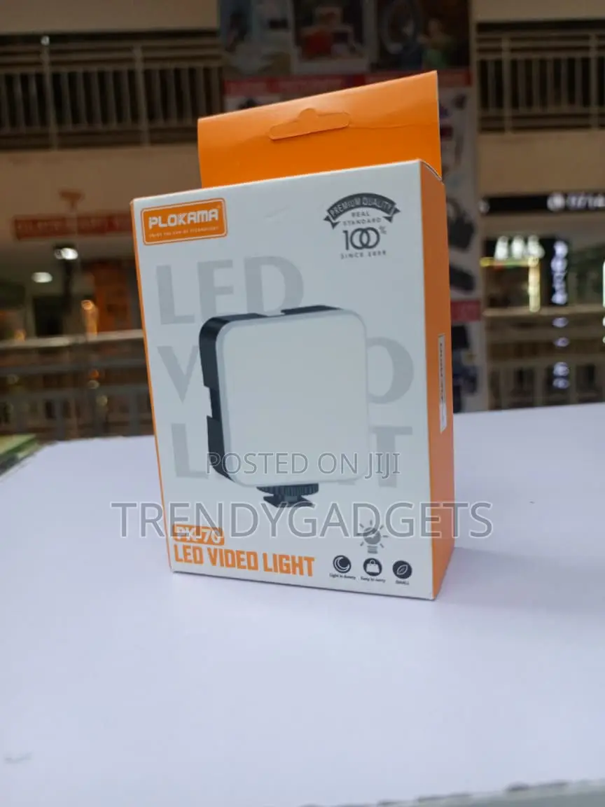 PLOKAMA PK-70 Portable Camera LED Light With Cold Shoe Mount