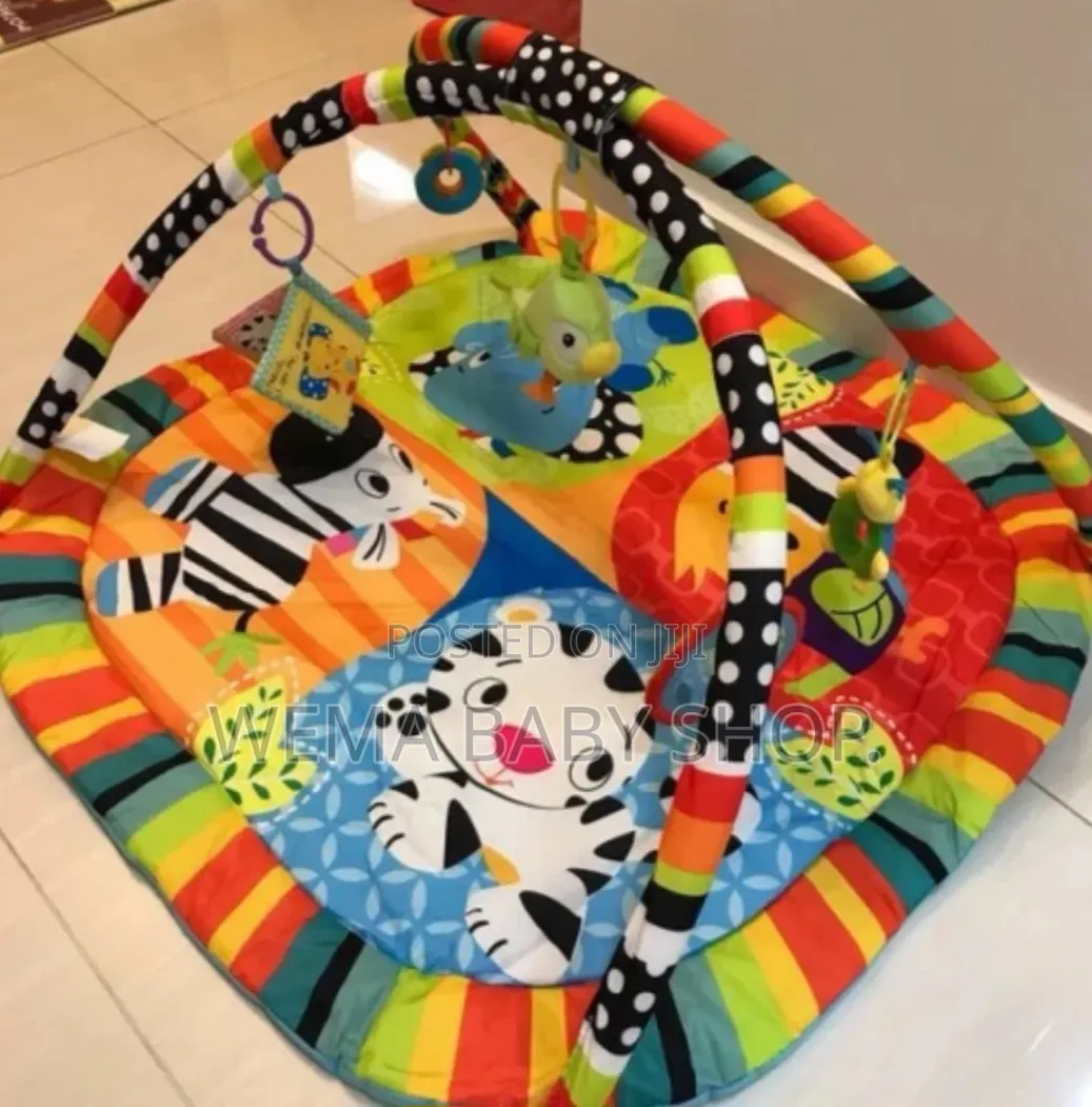 Baby Activity Playgym/Mat With Hanging Toys.