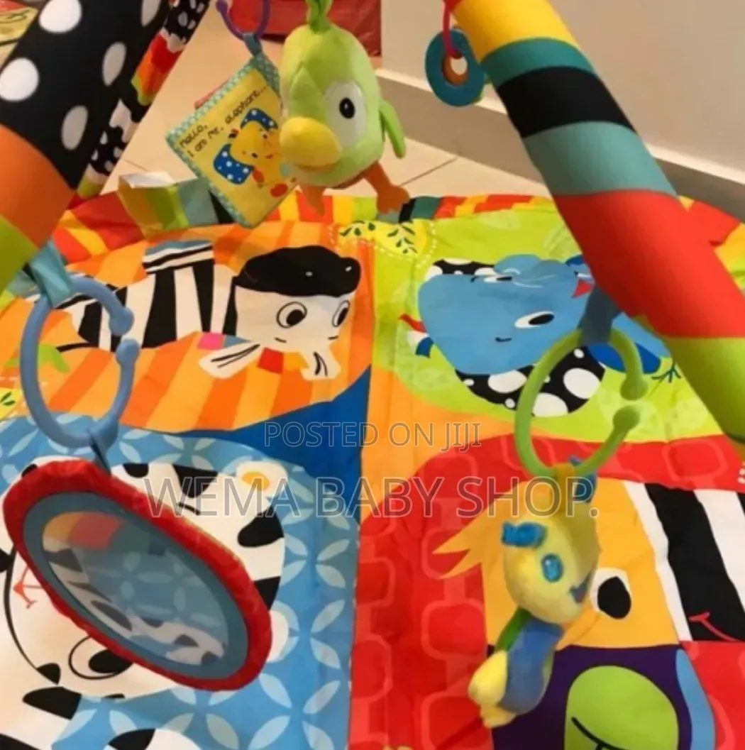 Baby Activity Playgym/Mat With Hanging Toys.