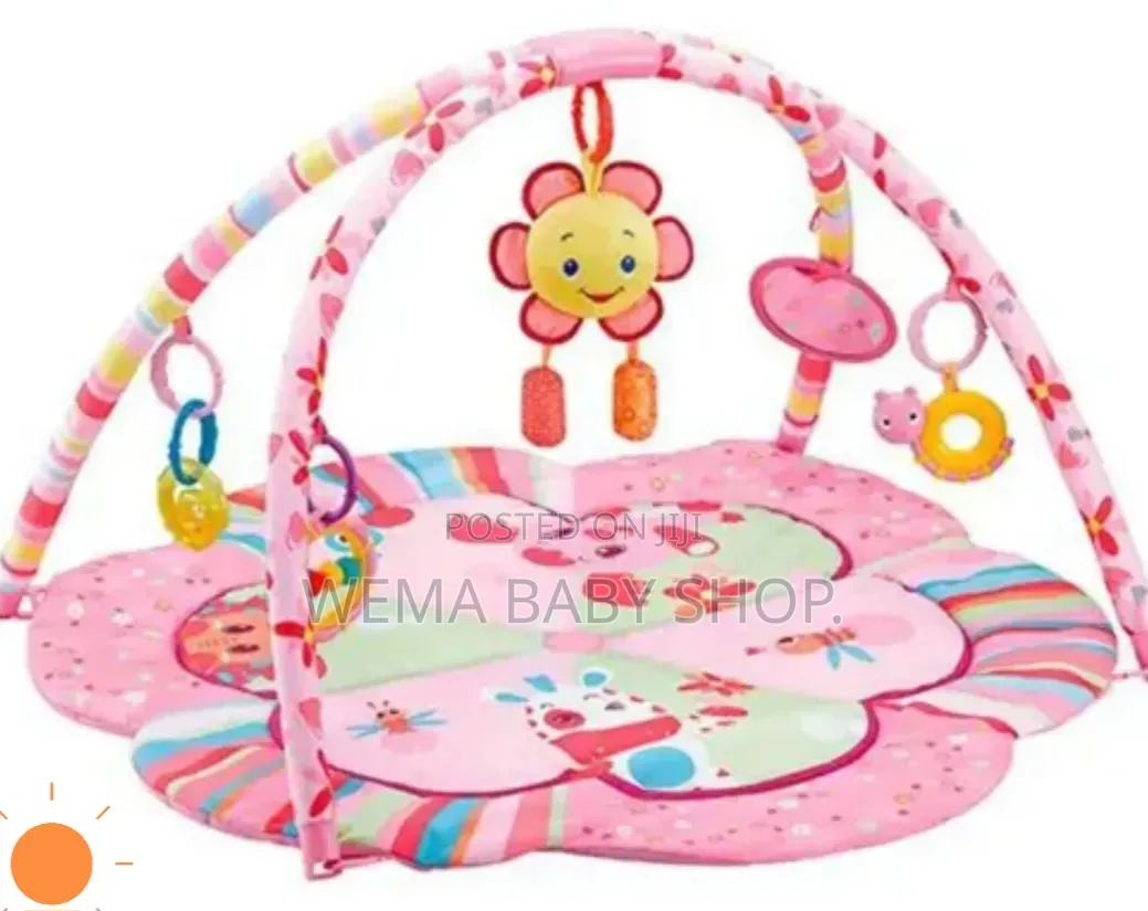 Baby Activity Playgym/Mat With Hanging Toys.