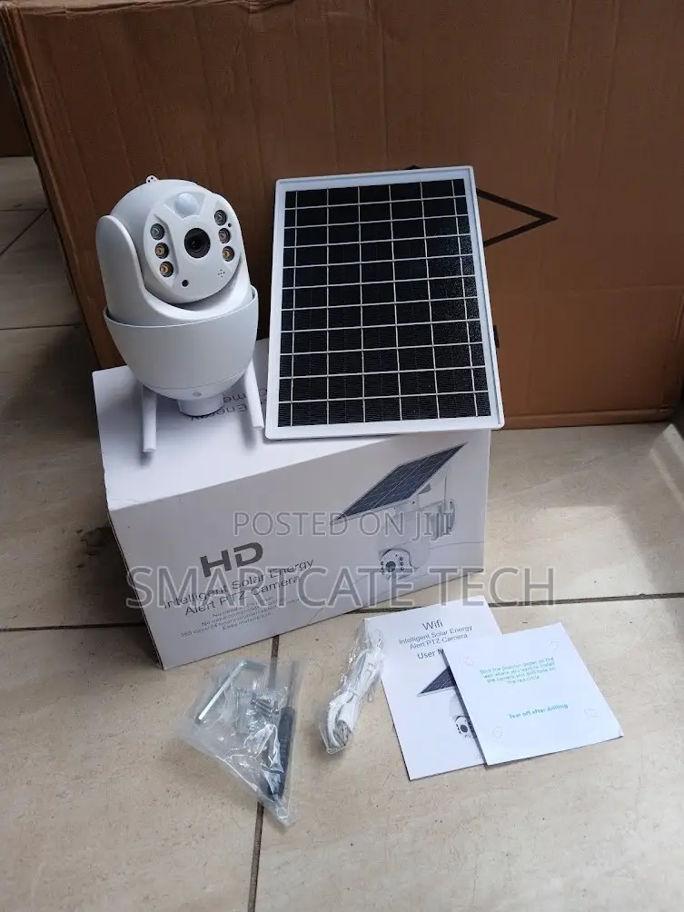 Ubox Solar Powered 4G LTE Outdoor Surveillance Camera System