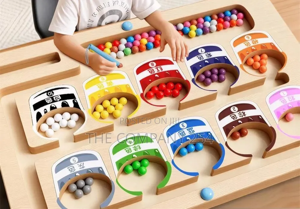 Colorful Magnetic Maz Toddler Fine Motor Coordination Puzzle Set