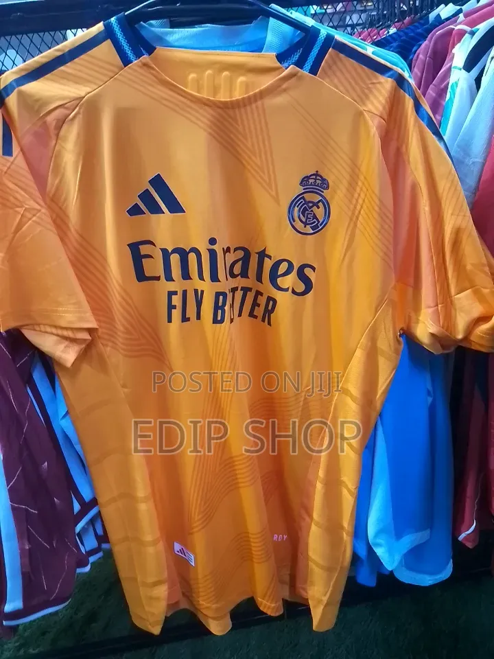 Real Madrid Orange New Season Jersey