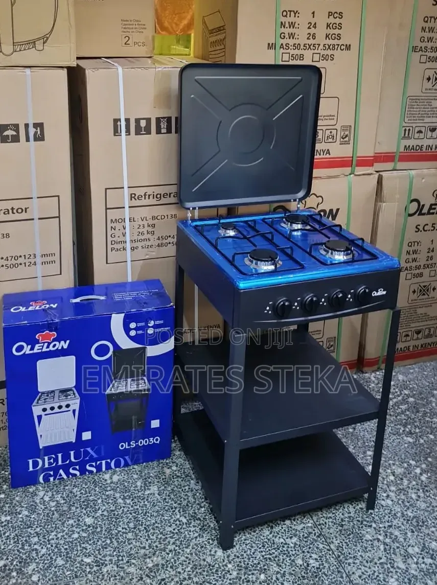 Olelon 4 Burner Full Gas With Shelves