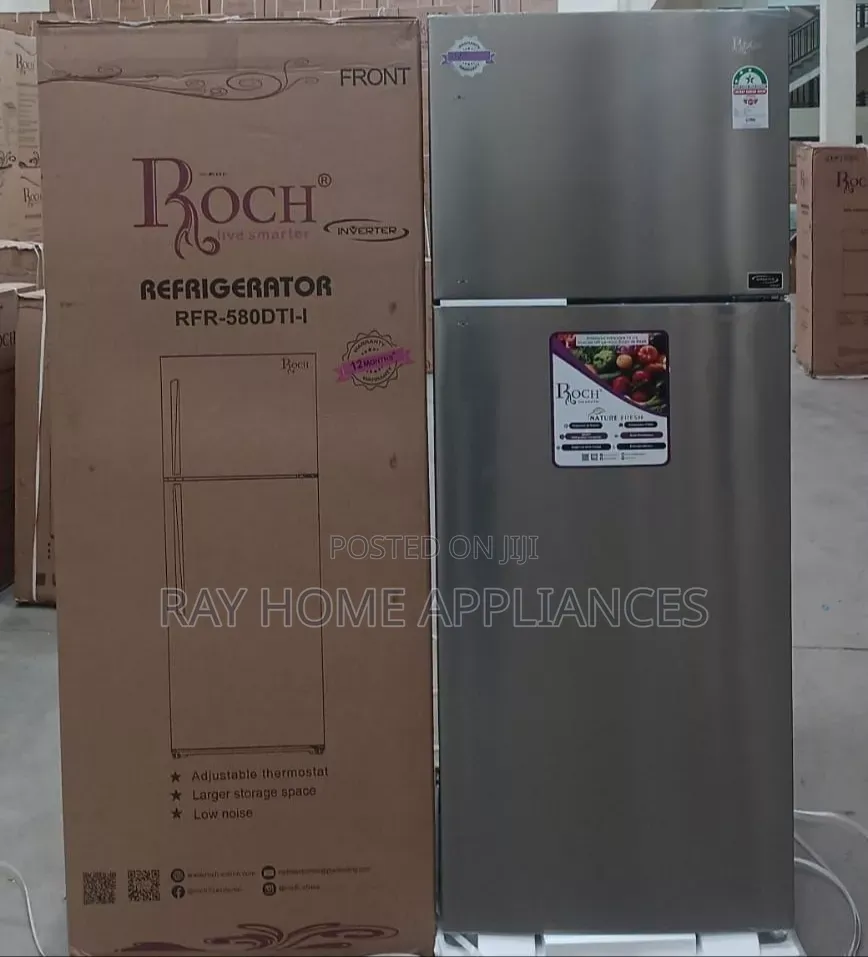 465litres Roch RFR-580-DT-I 2 Door No Frost With Inverter