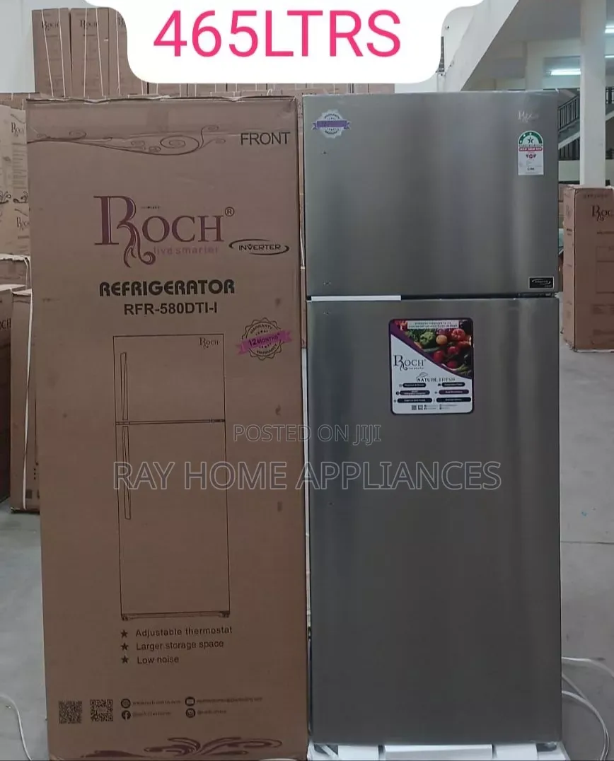465litres Roch RFR-580-DT-I 2 Door No Frost With Inverter