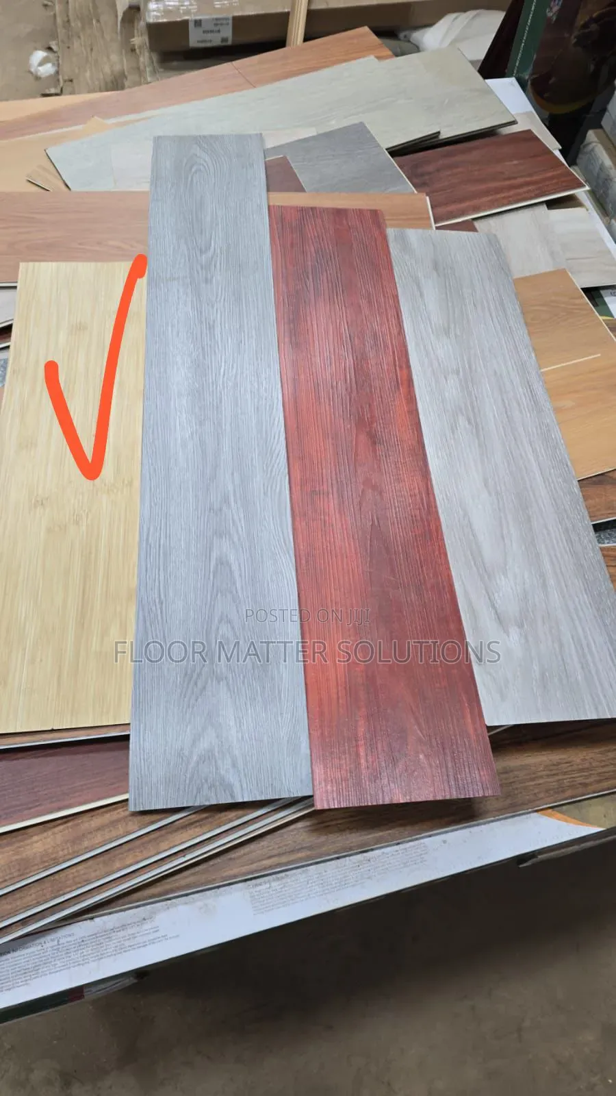 Luxury Vinyl Tile .