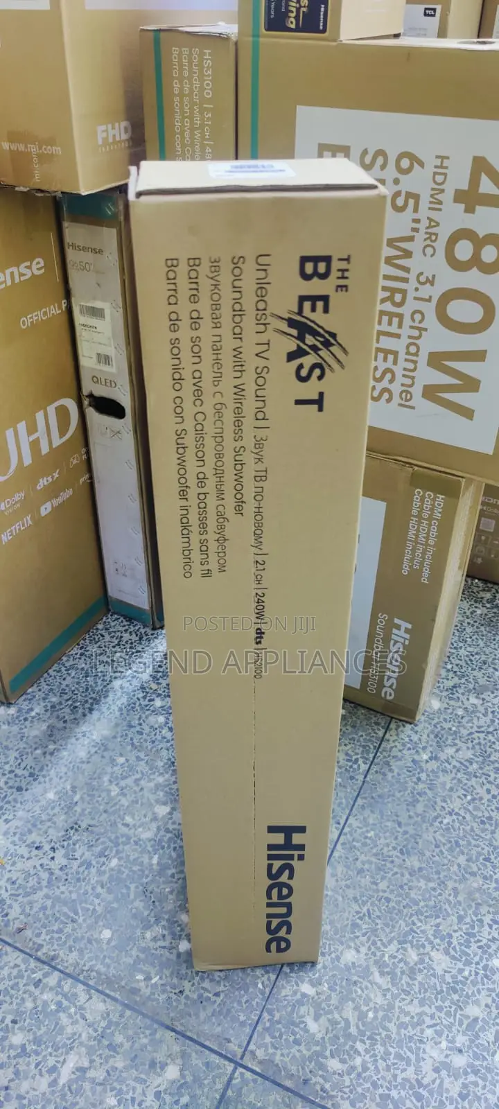 Hisense HS2100 2.1 CH 240W Sound Bar
