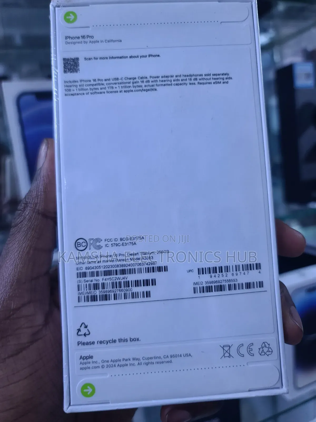 New Apple iPhone 16 Pro Max 256 GB Gold